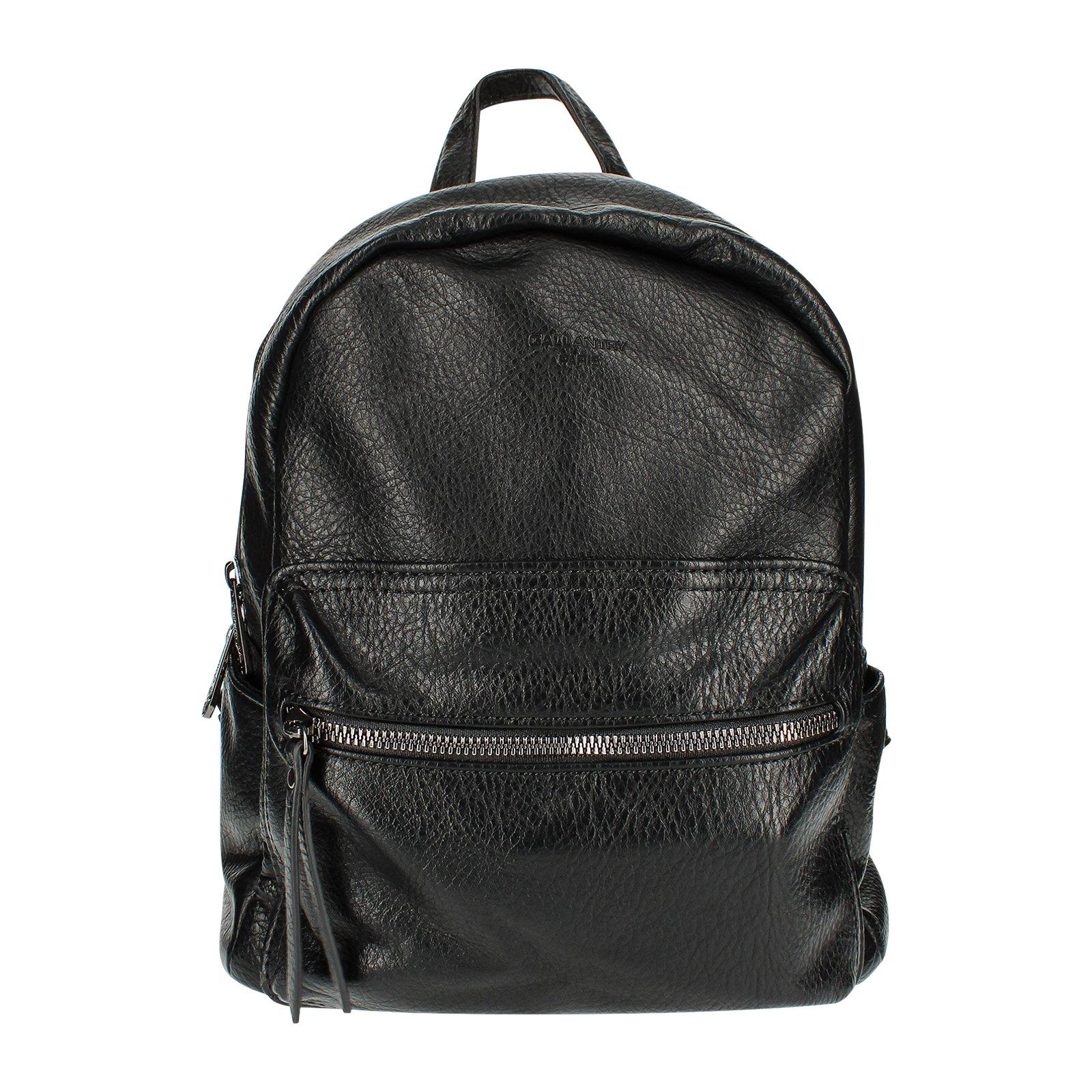 Rucksack Aus Kunstleder Damen Schwarz ONE SIZE von Gallantry