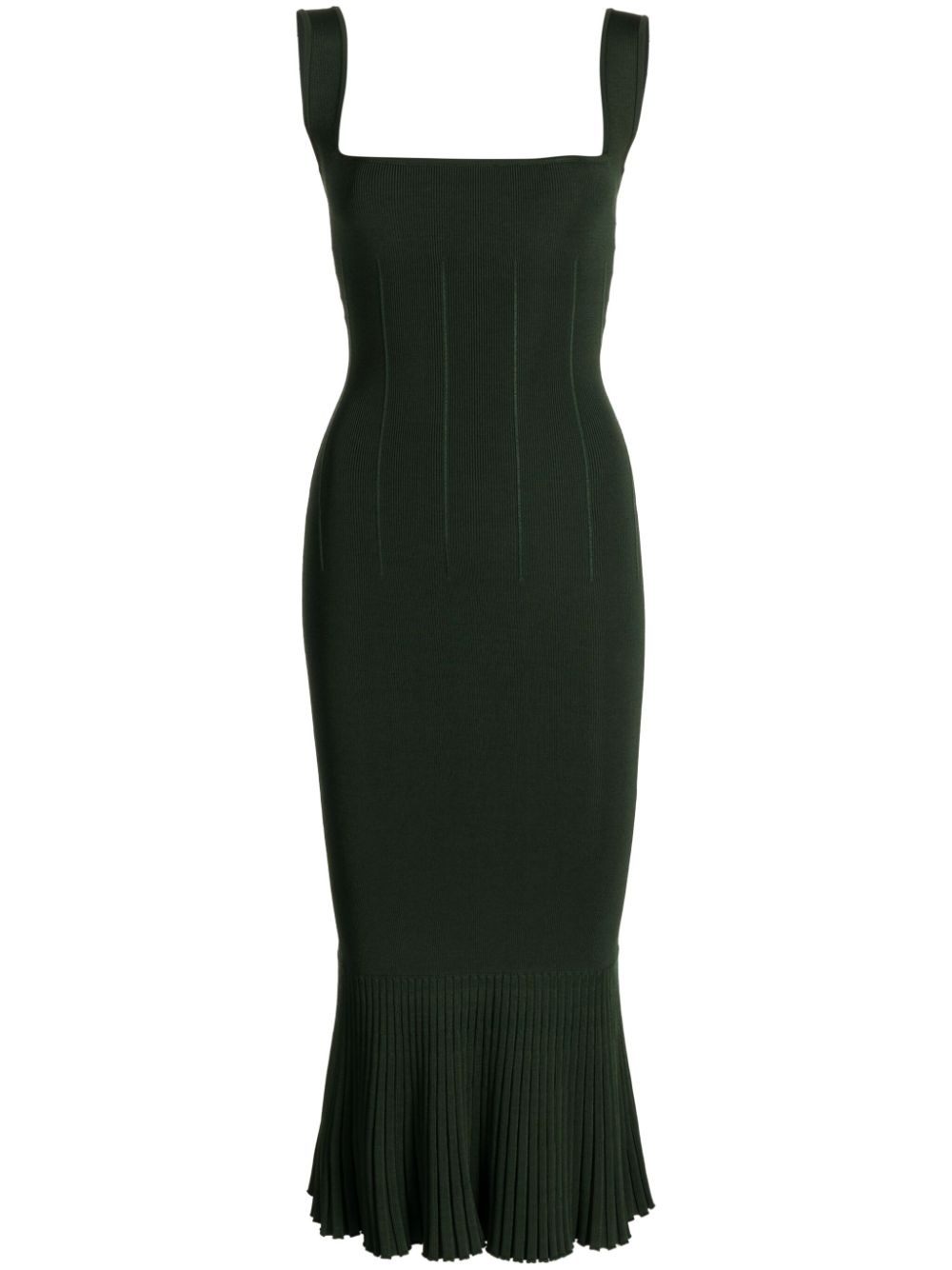 Galvan London Atalanta sleeveless midi dress - Green von Galvan London