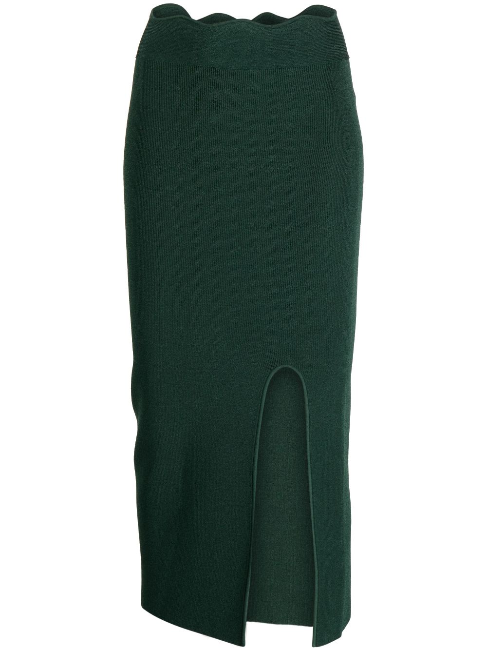 Galvan London Delia knitted pencil skirt - Green von Galvan London