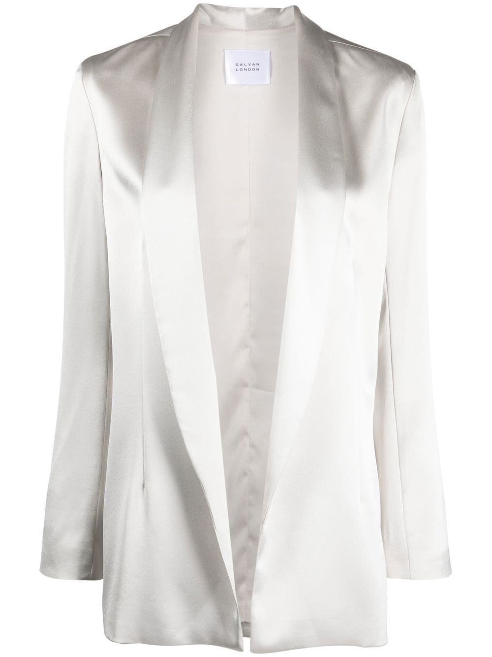 Galvan London Julianne draped blazer - White von Galvan London