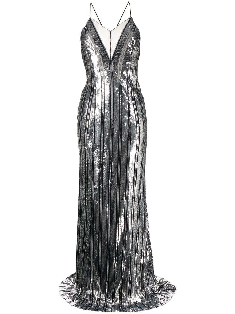 Galvan London Kate sequin-embellished gown - Silver von Galvan London