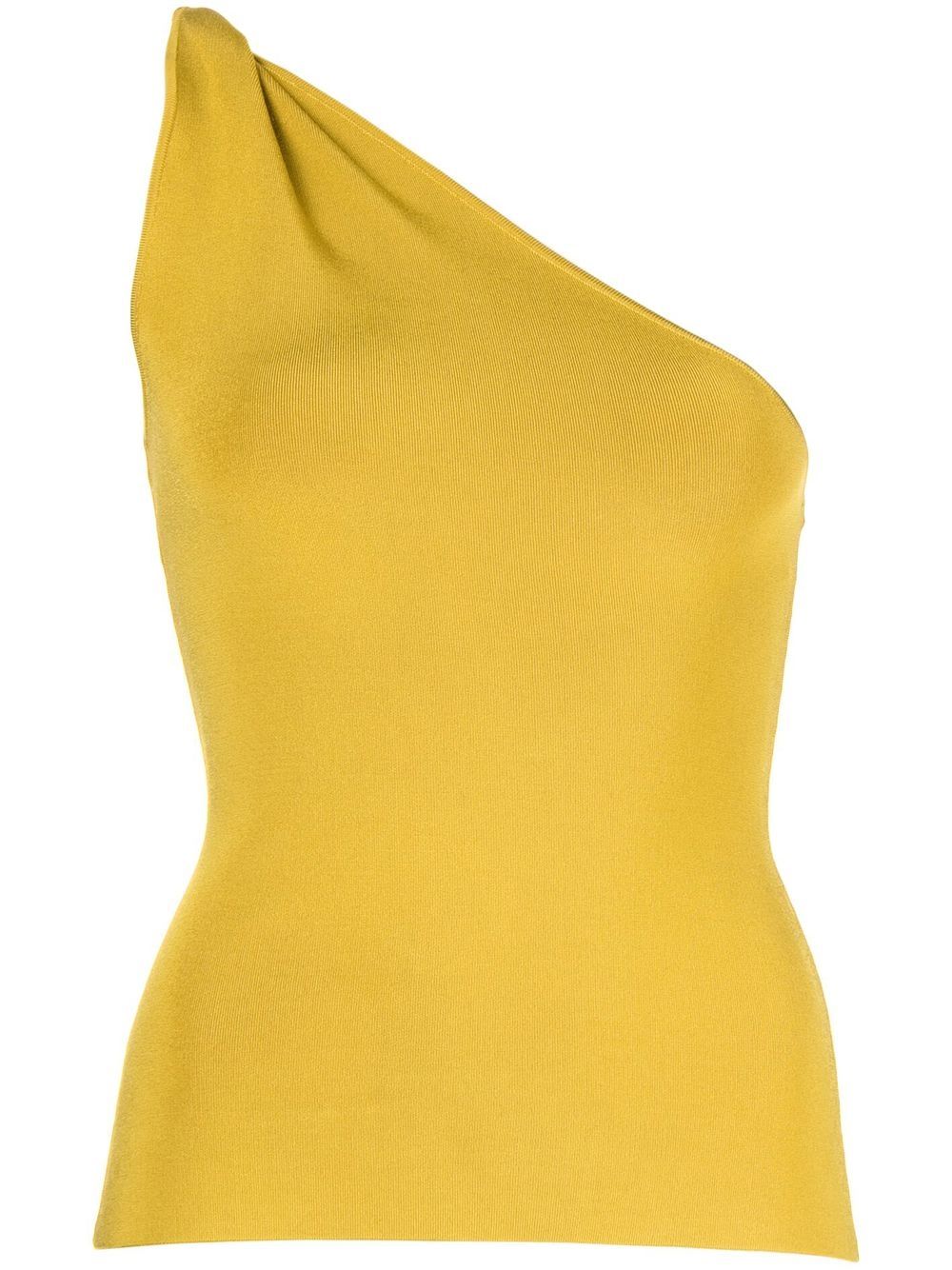 Galvan London Persephone one-shoulder top - Yellow von Galvan London