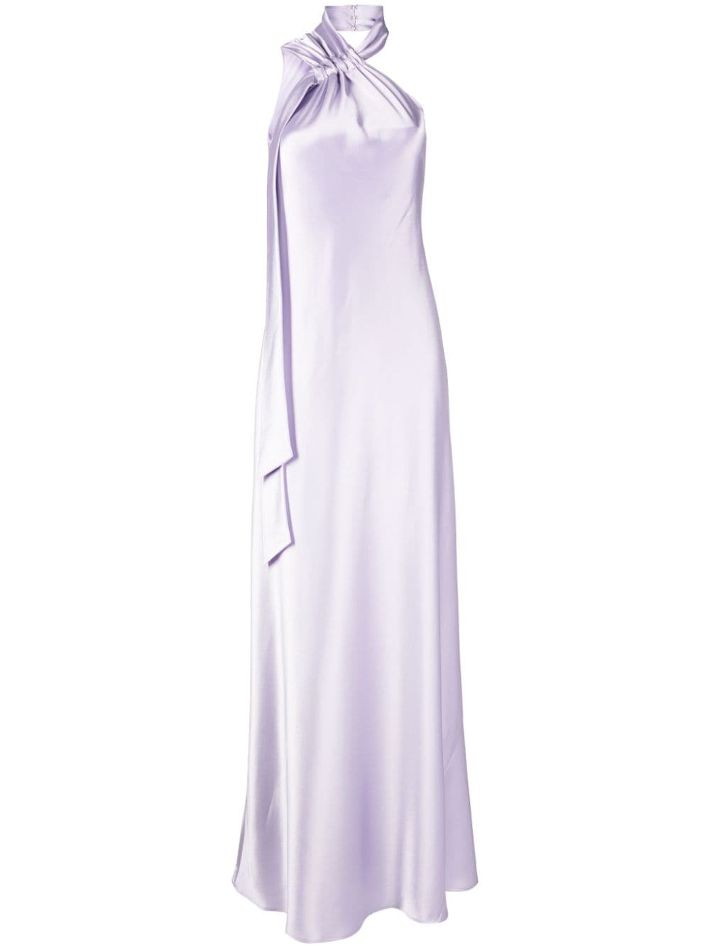 Galvan London Ushuaia satin maxi dress - Purple von Galvan London