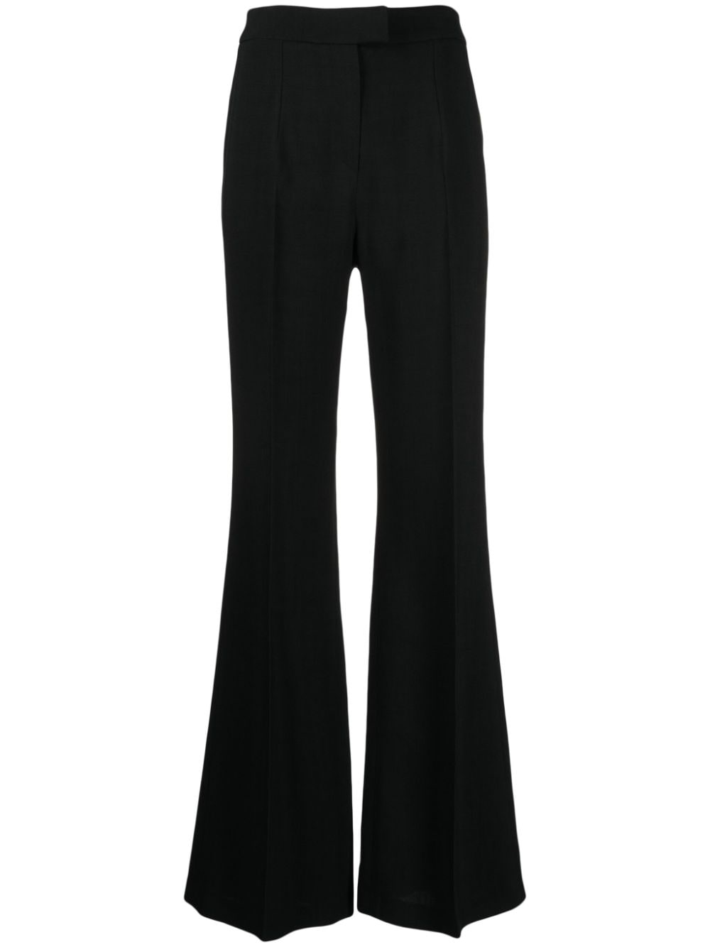 Galvan London high-waist flared-leg trousers - Black von Galvan London