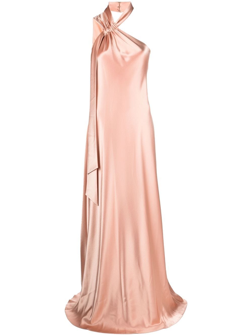 Galvan London one-shoulder flared gown - Pink von Galvan London