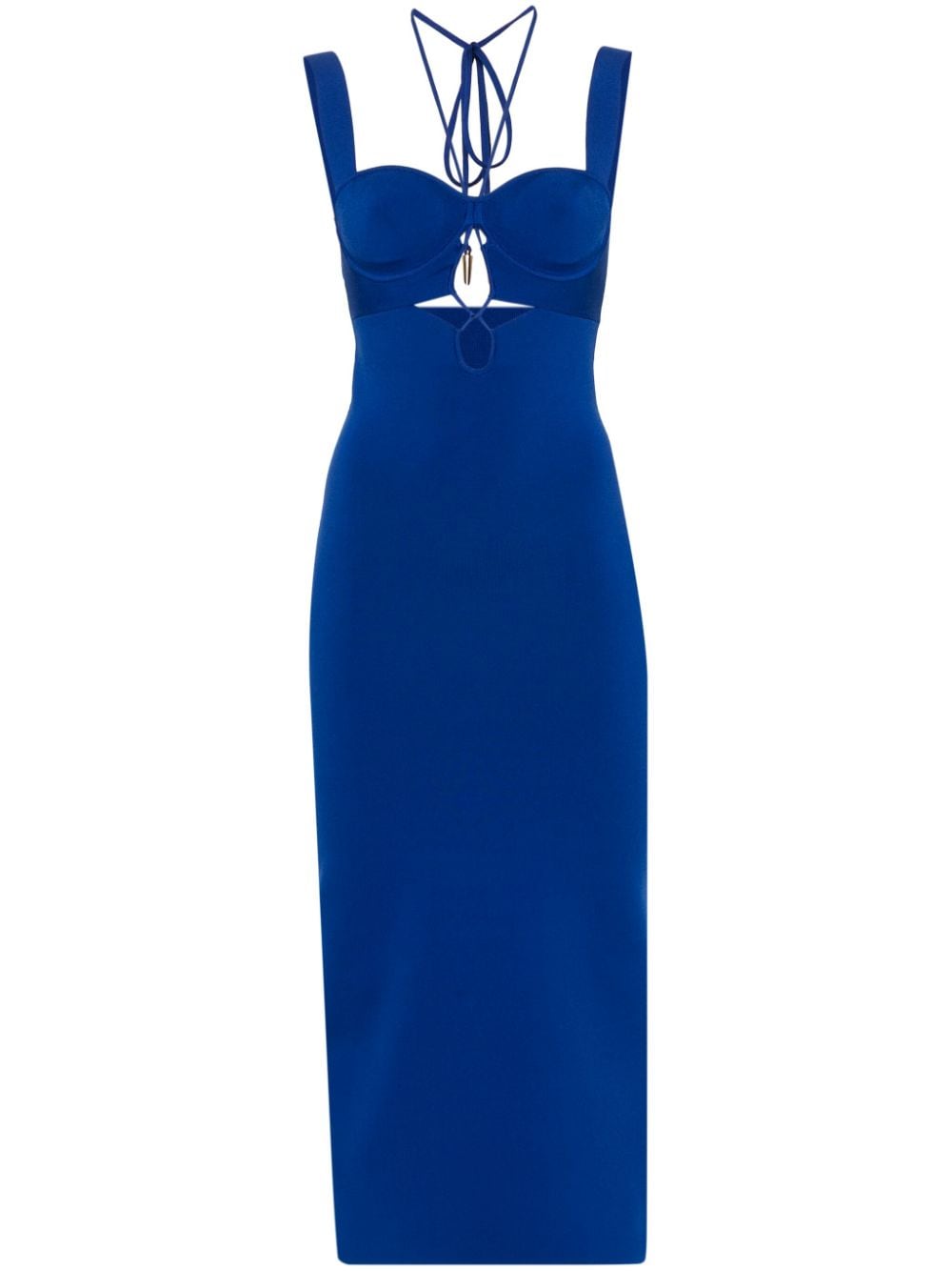 Galvan London sweetheart maxi dress - Blue von Galvan London