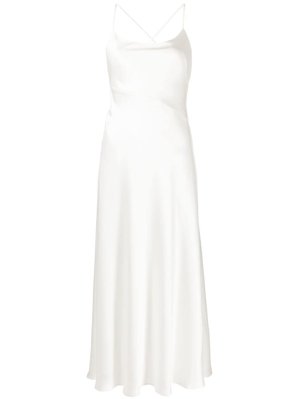Galvan London Sonoma midi bridal dress - White von Galvan London