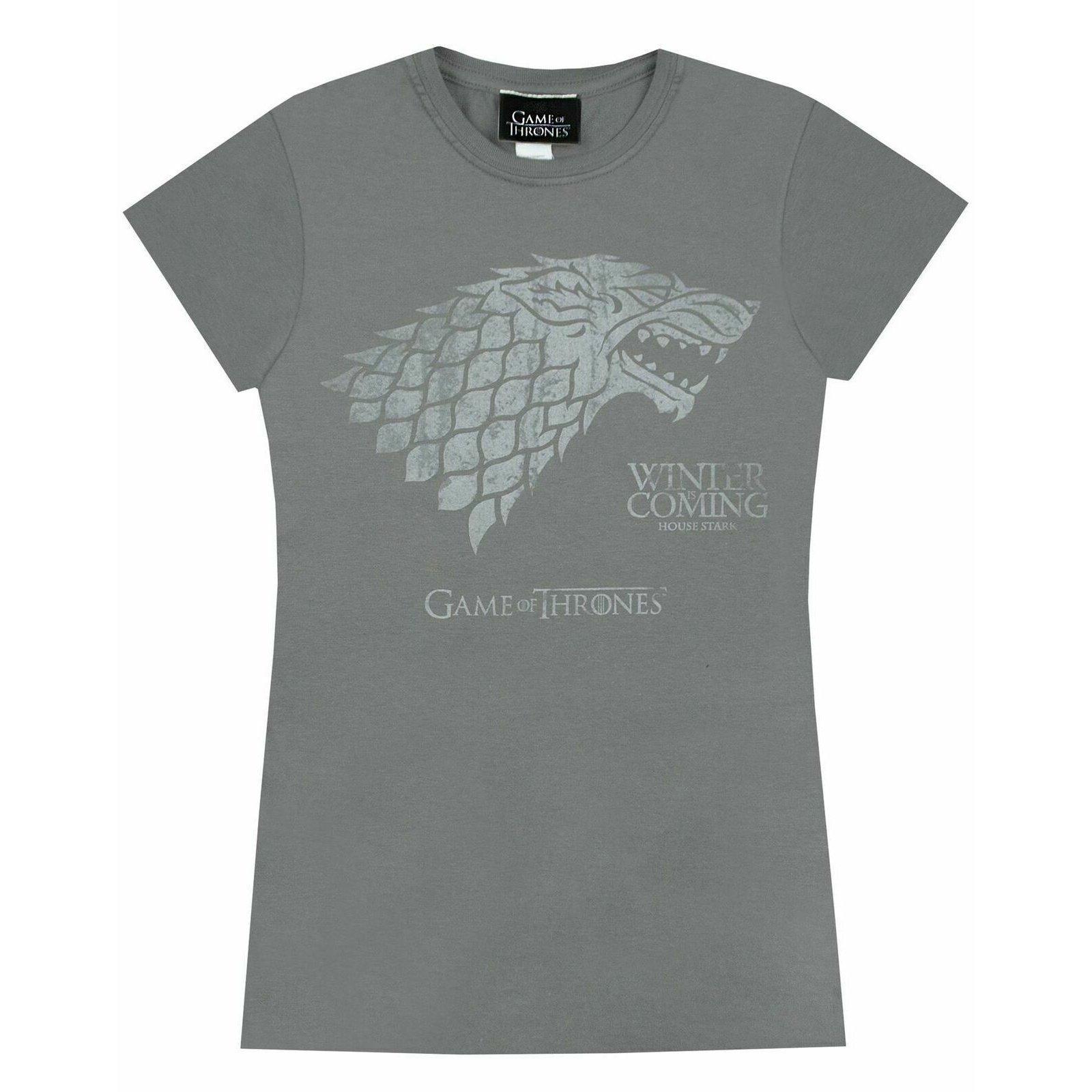 Stark Winter Is Coming T-shirt Damen Taubengrau S von Game of Thrones