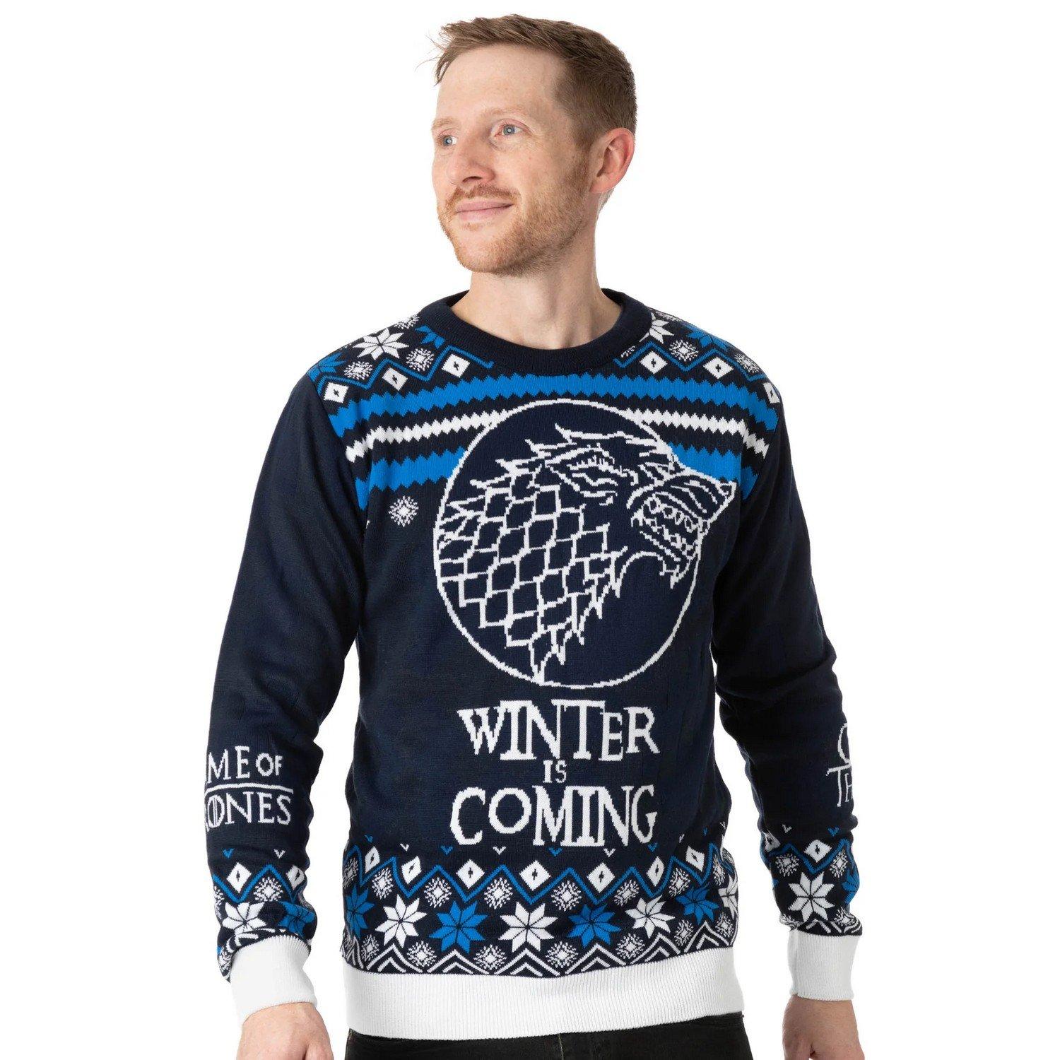 Pullover Weihnachtliches Design Damen Blau M von Game of Thrones