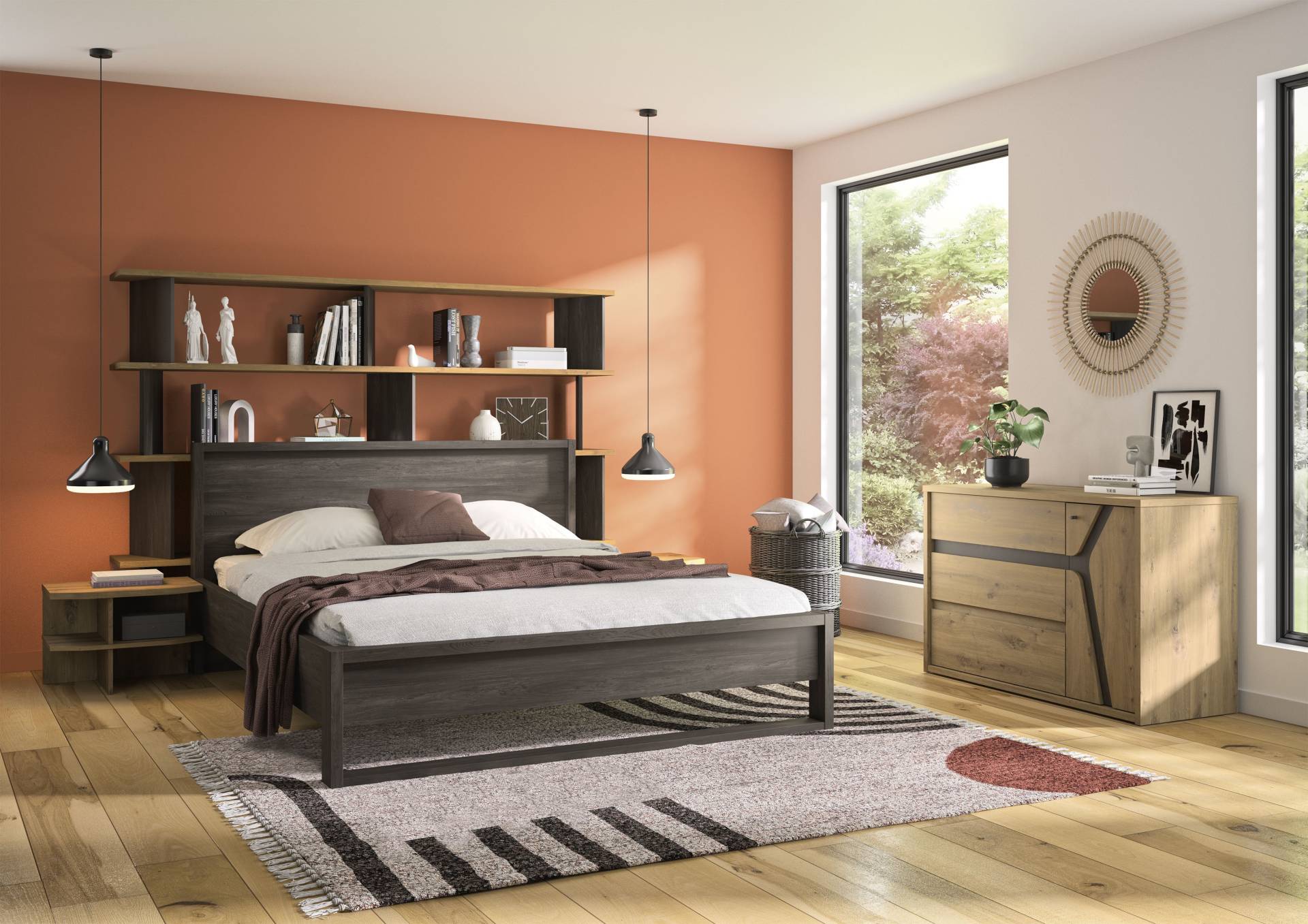 Gami Schlafzimmer-Set »SET (5-tlg)«, (5 tlg.), Ein elegantes und funktionales Schlafzimmer. von Gami