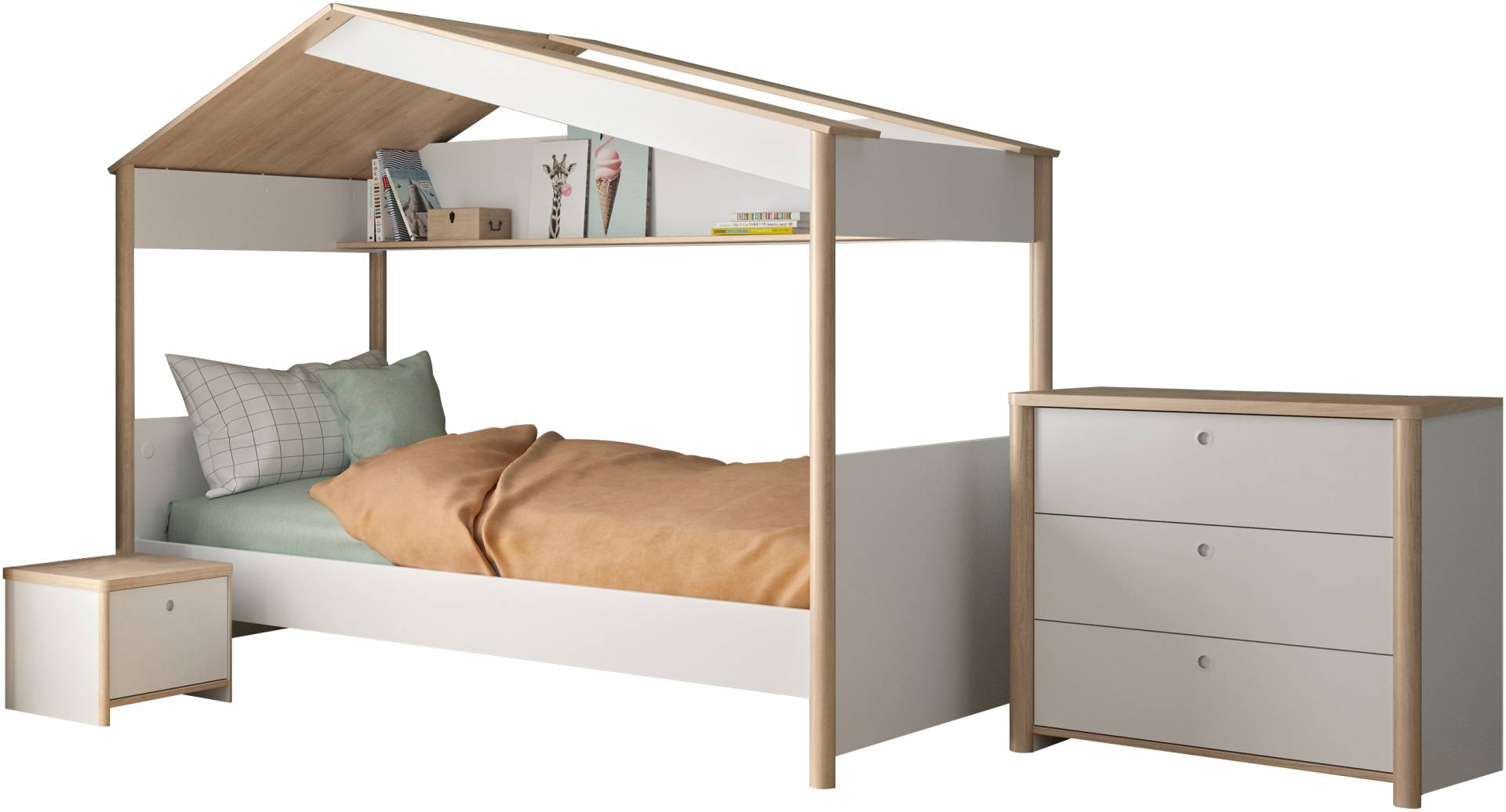 Gami Schlafzimmer-Set »Set 3 Tlg«, Ein richtiges Hausbett Gami Schlafzimmer-Set »Set 3 Tlg«, Ein richtiges Hausbett von Gami