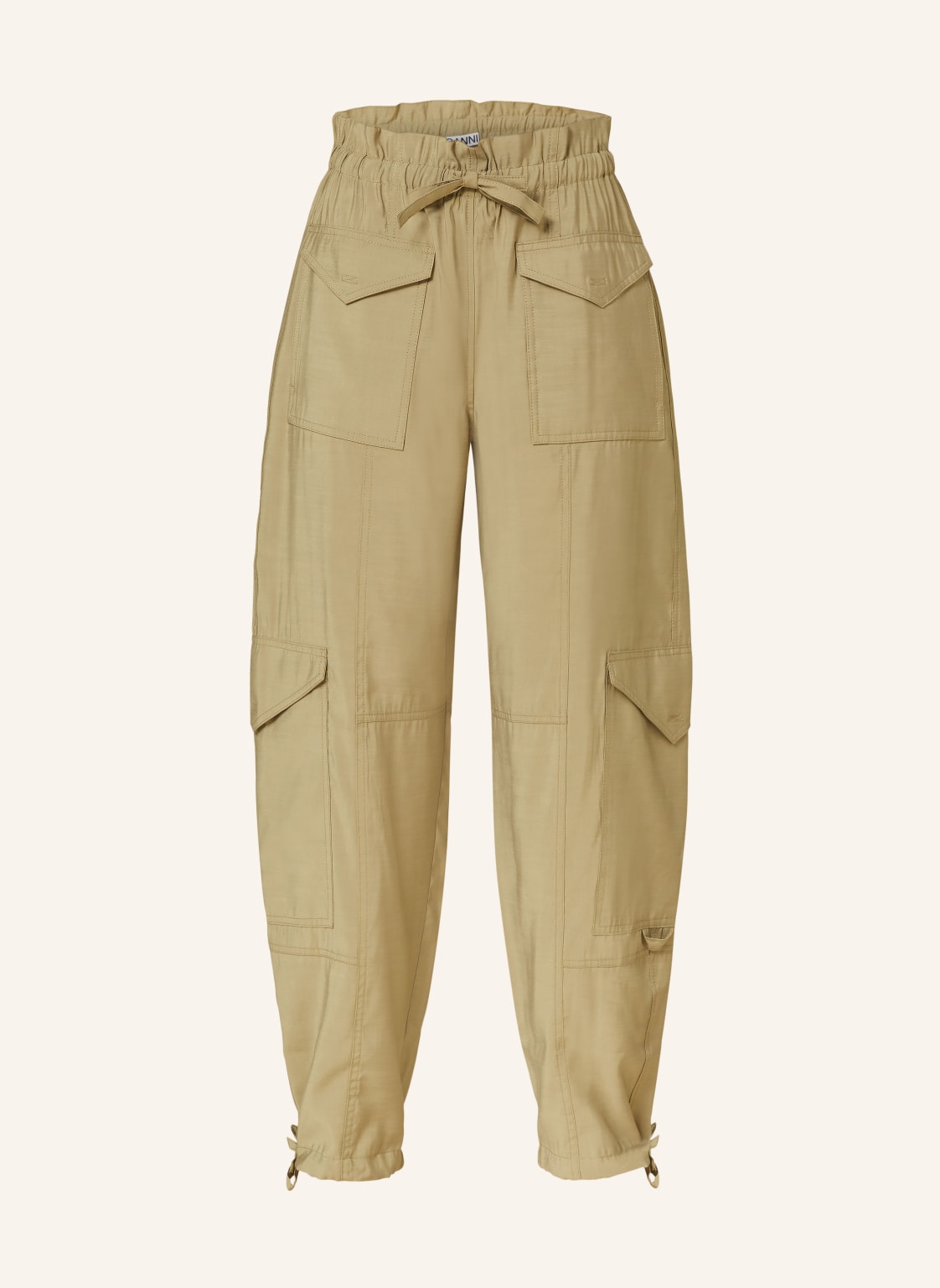 Ganni Cargohose gruen Ganni Cargohose gruen von Ganni