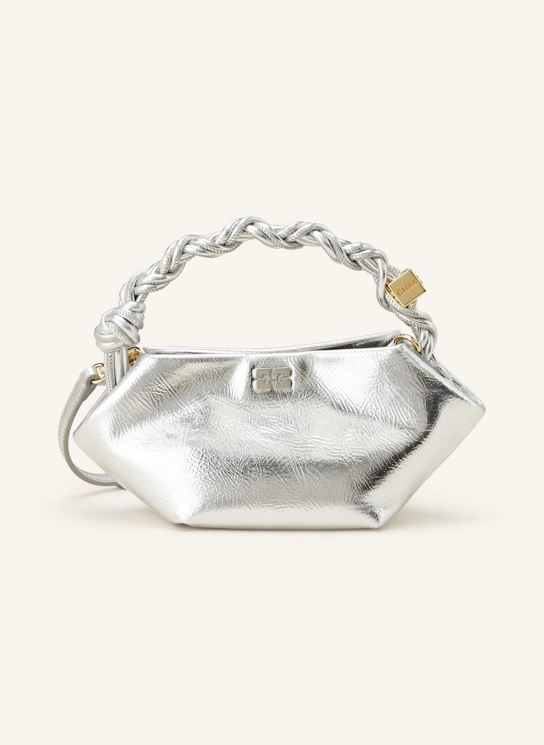 Ganni Handtasche Bou Mini silber Ganni Handtasche Bou Mini silber von Ganni