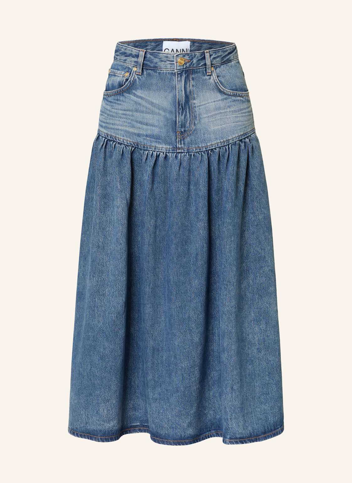 Ganni Jeansrock blau Ganni Jeansrock blau von Ganni
