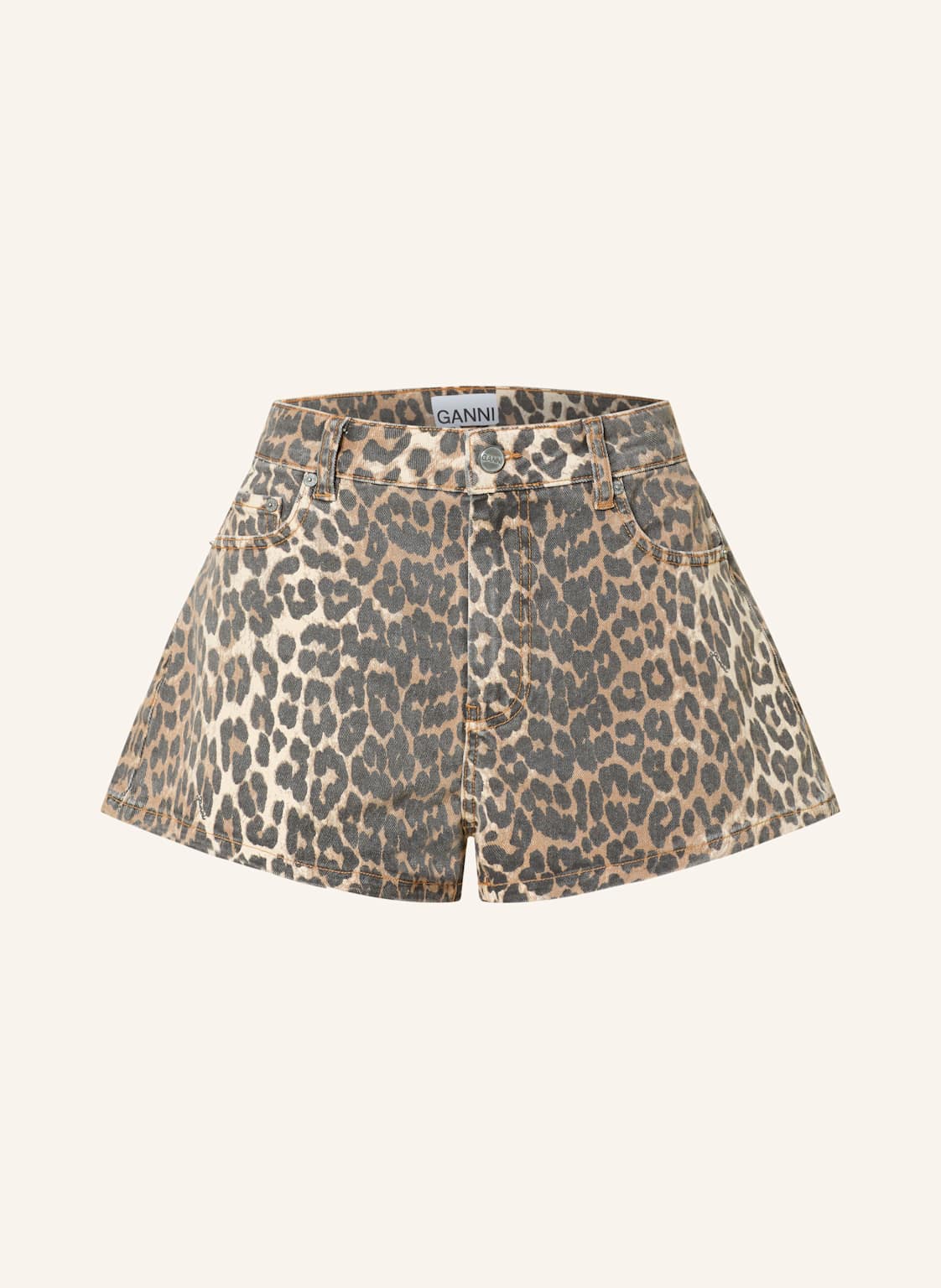 Ganni Jeansshorts braun Ganni Jeansshorts braun von Ganni