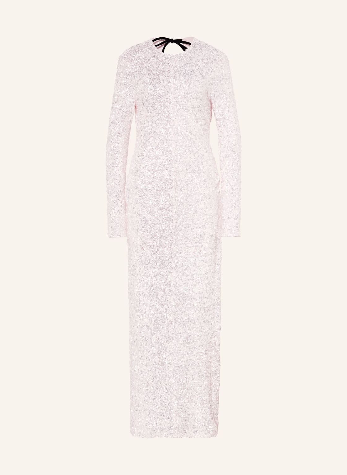 Ganni Mesh-Kleid Mit Pailletten Und Cut-Out rosa Ganni Mesh-Kleid Mit Pailletten Und Cut-Out rosa von Ganni