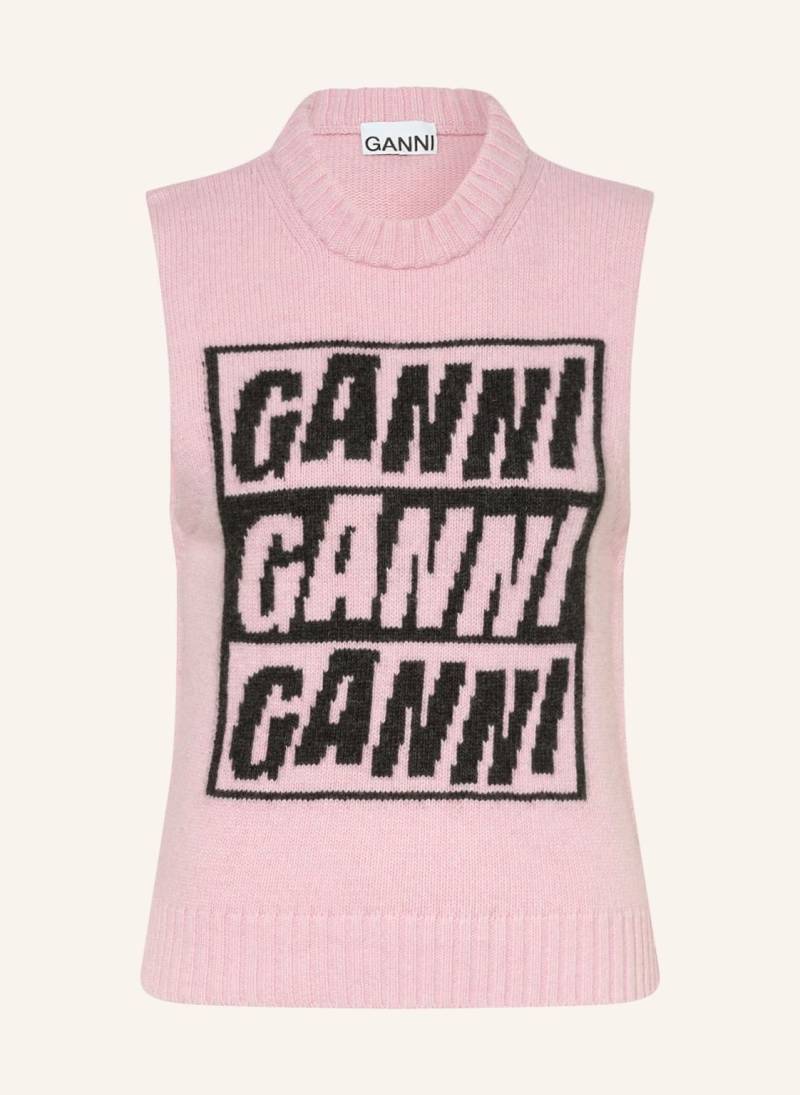 Ganni Pullunder rosa von Ganni