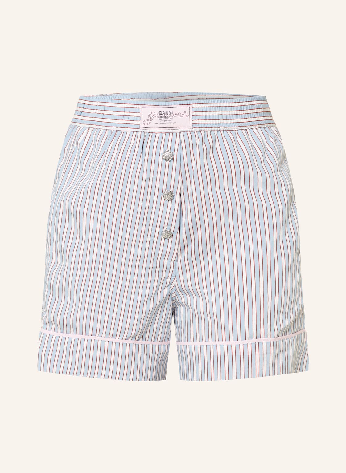 Ganni Shorts blau Ganni Shorts blau von Ganni