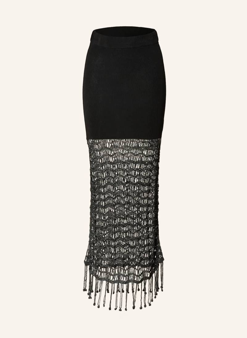 Ganni Strickrock schwarz von Ganni