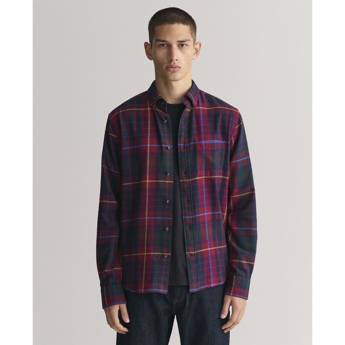 Flanell-Hemd, Regular-Fit von Gant