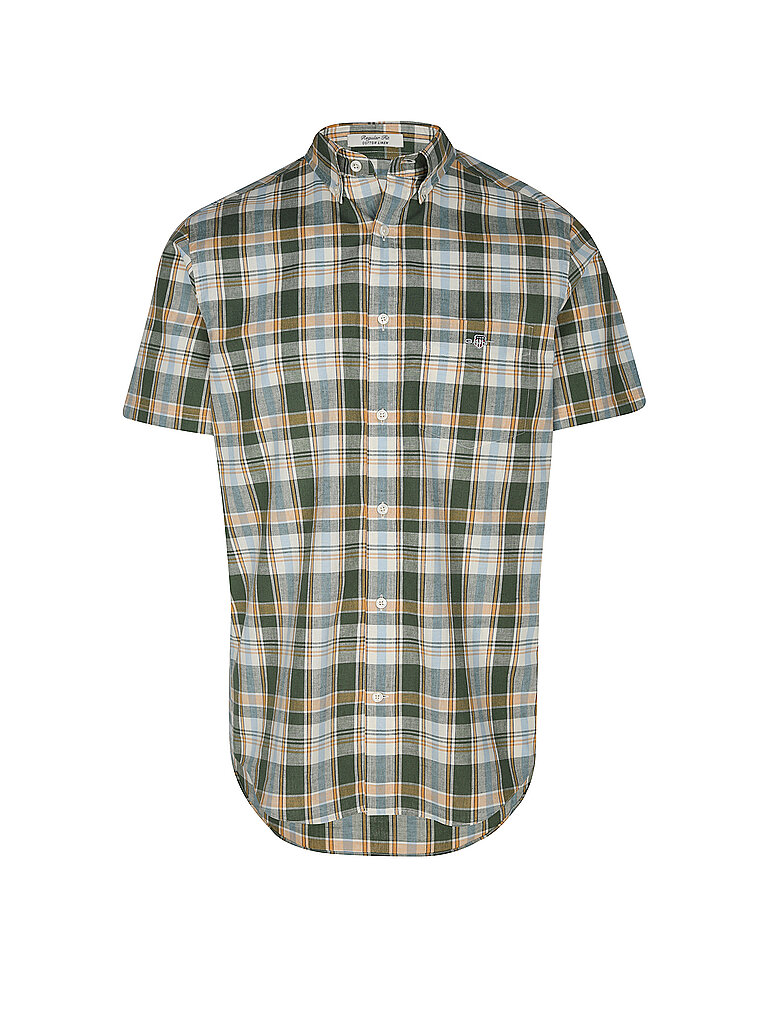 GANT Hemd Regular Fit  grün | M von Gant