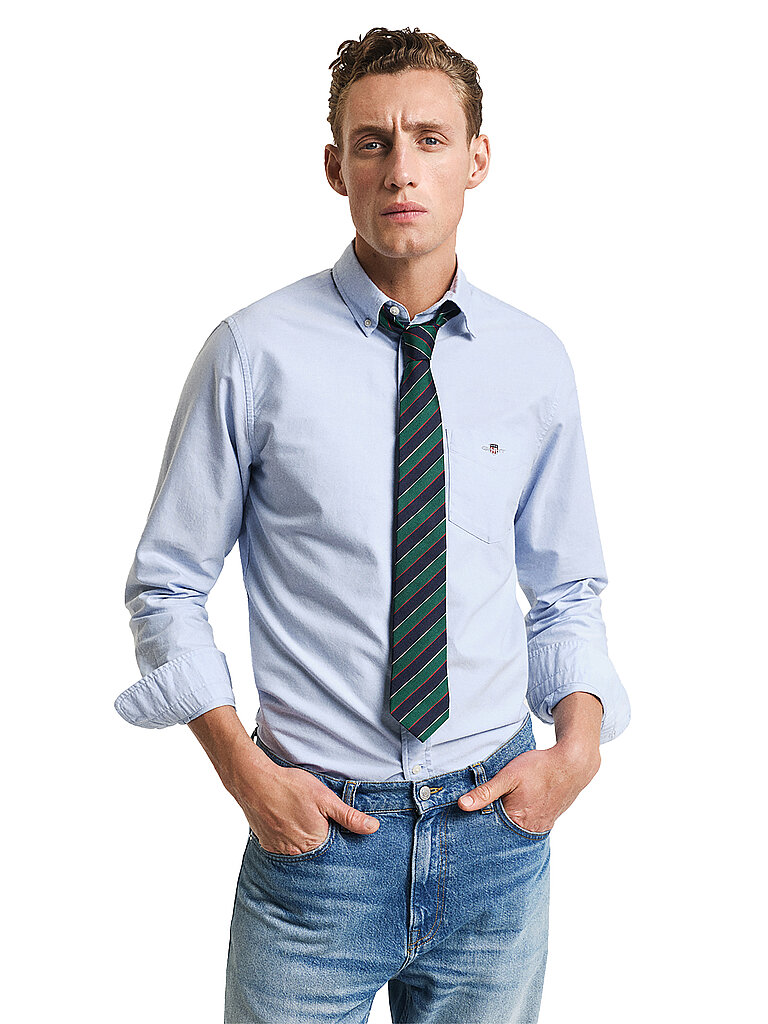 GANT Hemd Regular Fit  hellblau | XXL von Gant