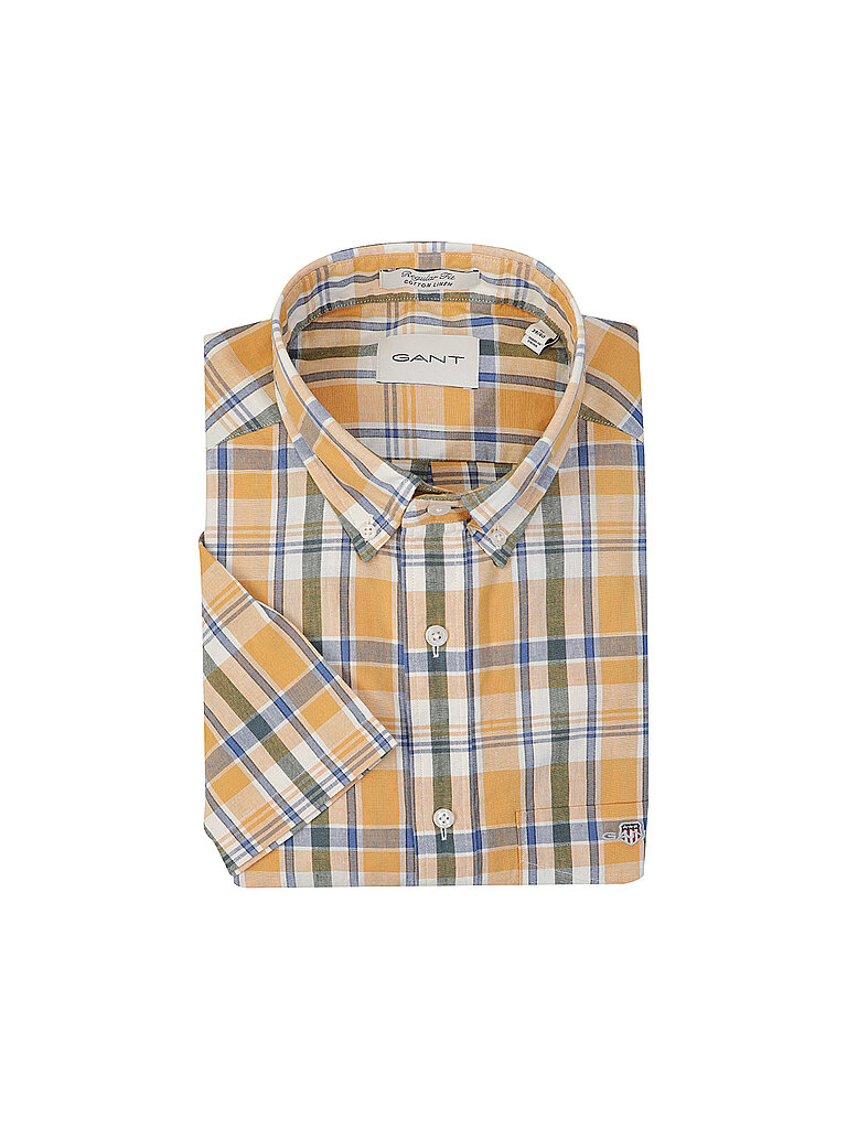 GANT Hemd Regular Fit  orange | L von Gant