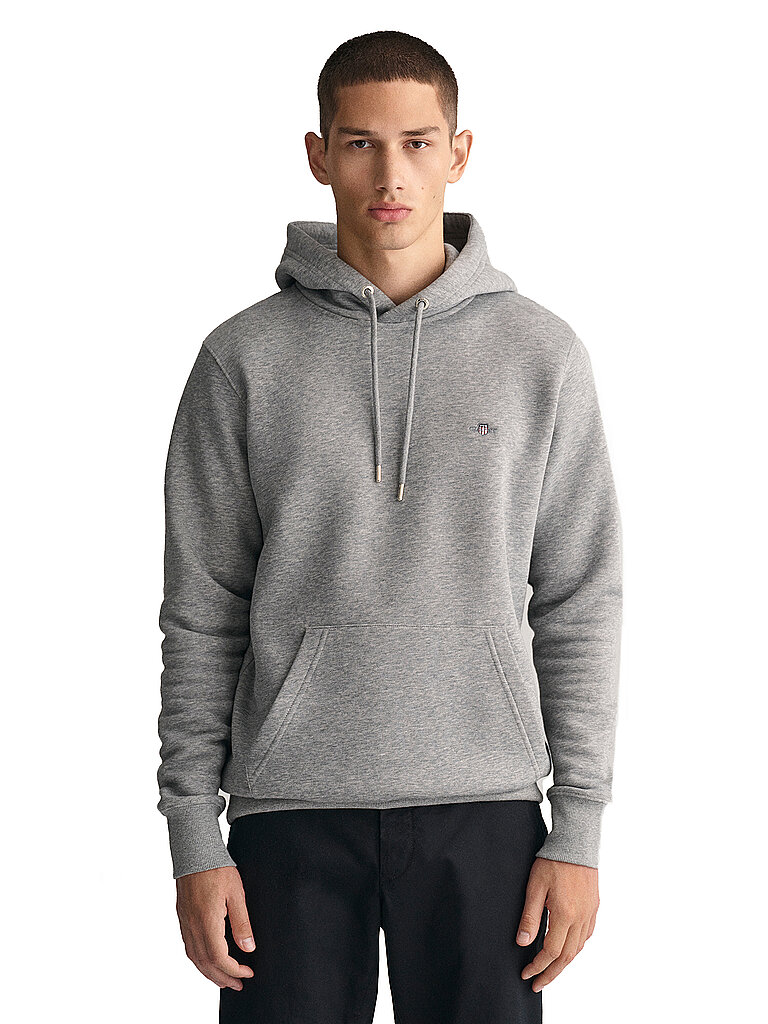 GANT Kapuzensweater - Hoodie grau | S GANT Kapuzensweater - Hoodie grau | S von Gant