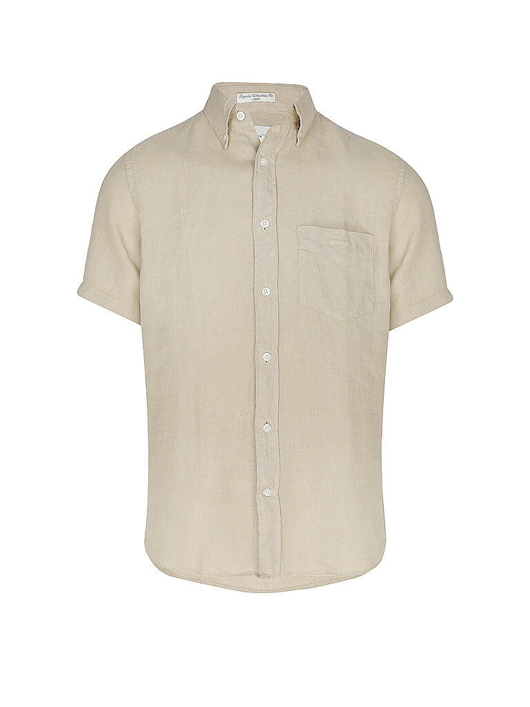 GANT Leinehemd  beige | L von Gant