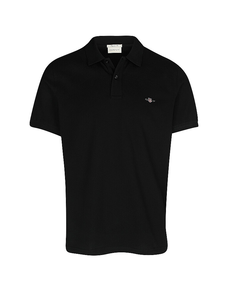 GANT Poloshirt Regular Fit schwarz | XXXL von Gant