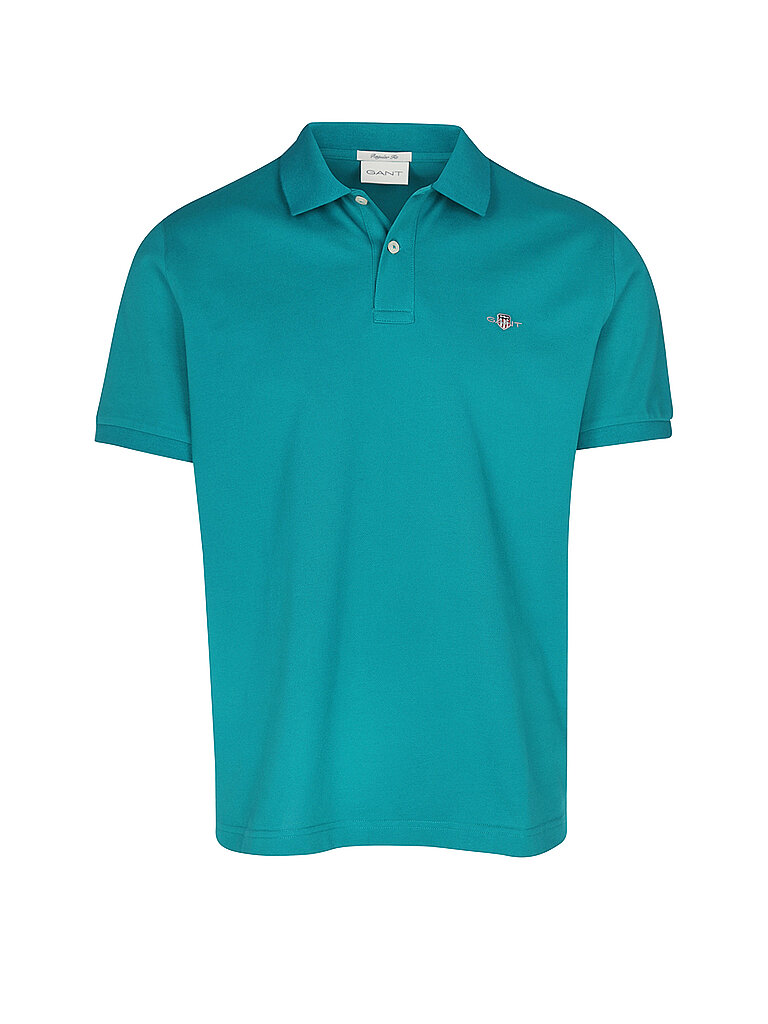 GANT Poloshirt Regular Fit türkis | L von Gant