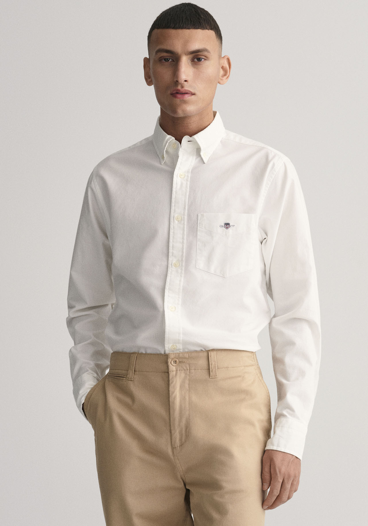 Gant Businesshemd »Regular Fit Oxford Hemd strukturiert langlebig dicker« von Gant