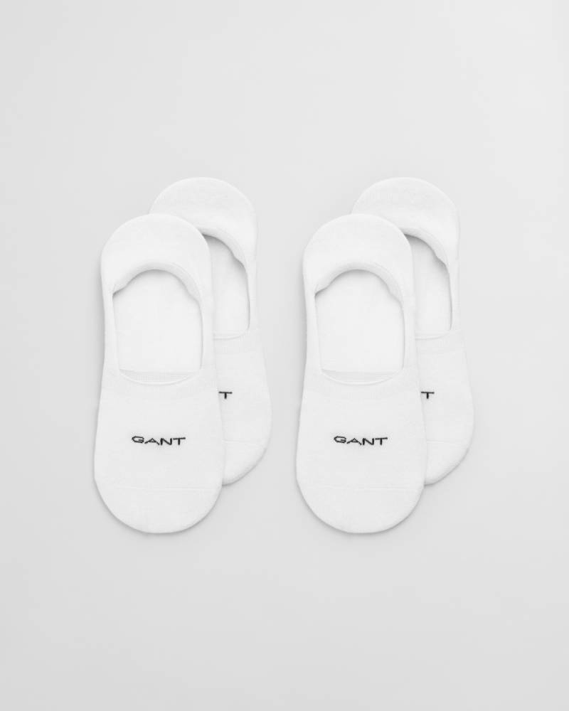 Gant Füsslinge »INVISIBLE SOCKS 2-PACK«, mit Silikonbesatz am Fersenbereich von Gant