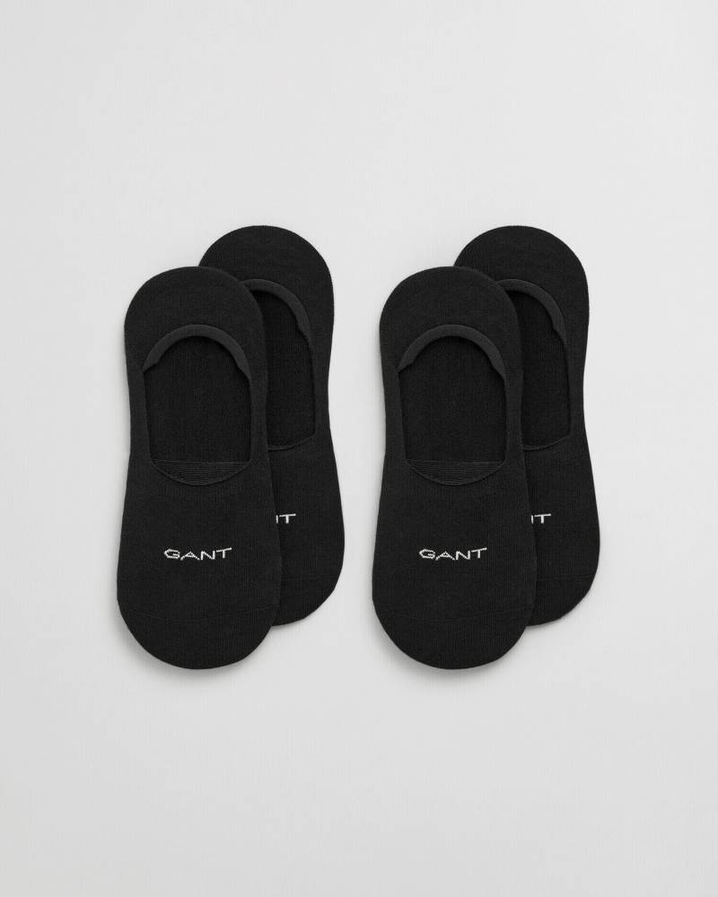 Gant Füsslinge »INVISIBLE SOCKS 2-PACK«, mit Silikonbesatz am Fersenbereich von Gant