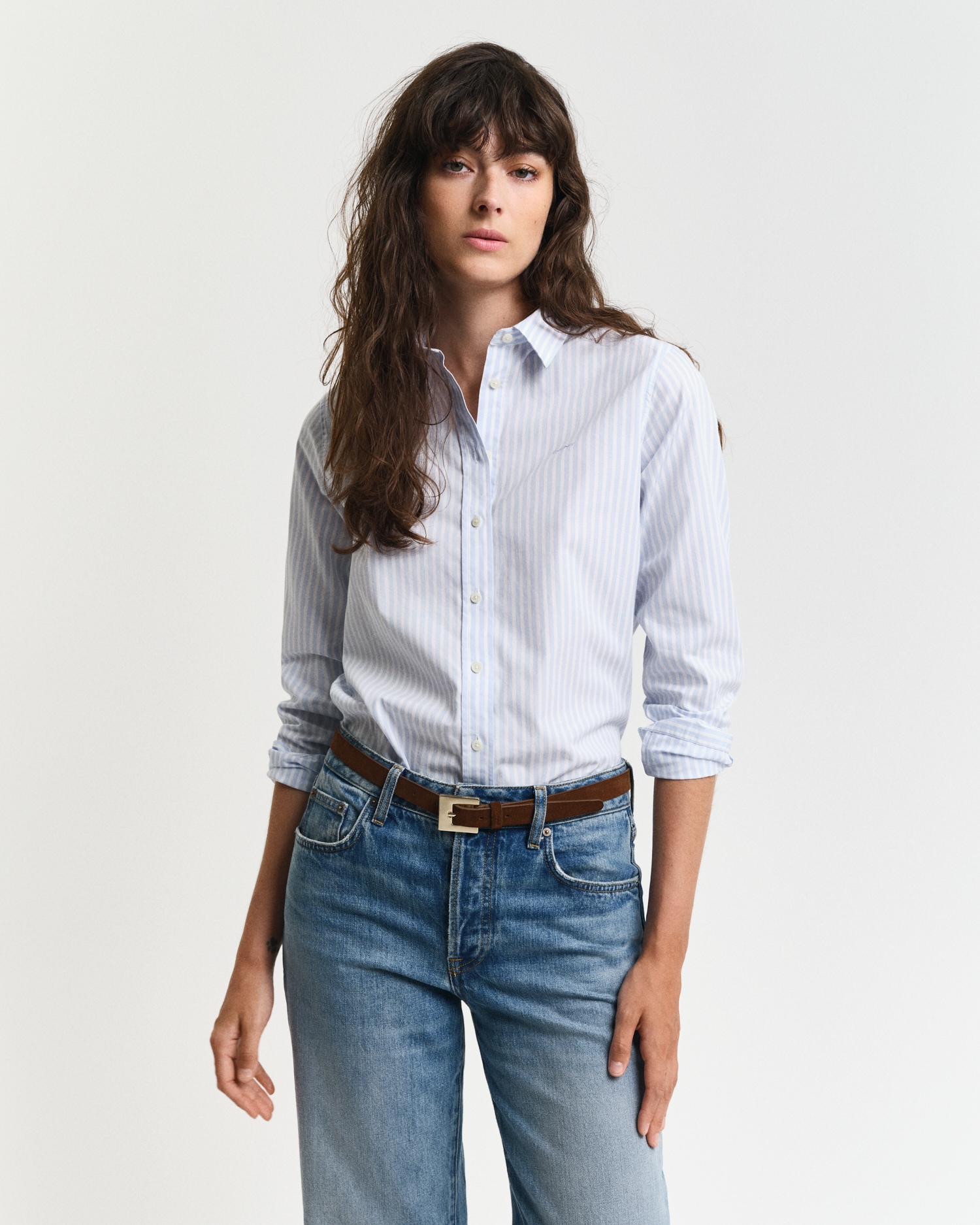 Gant Hemdbluse »REG POPLIN STRIPED SHIRT« von Gant