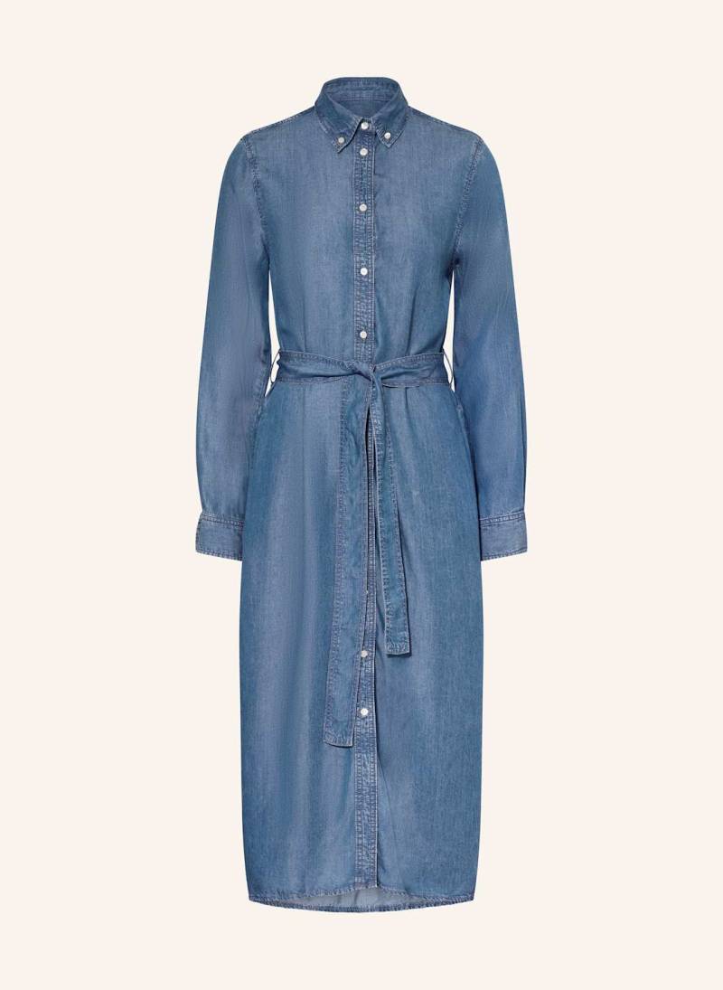 Gant Hemdblusenkleid In Jeansoptik blau von Gant