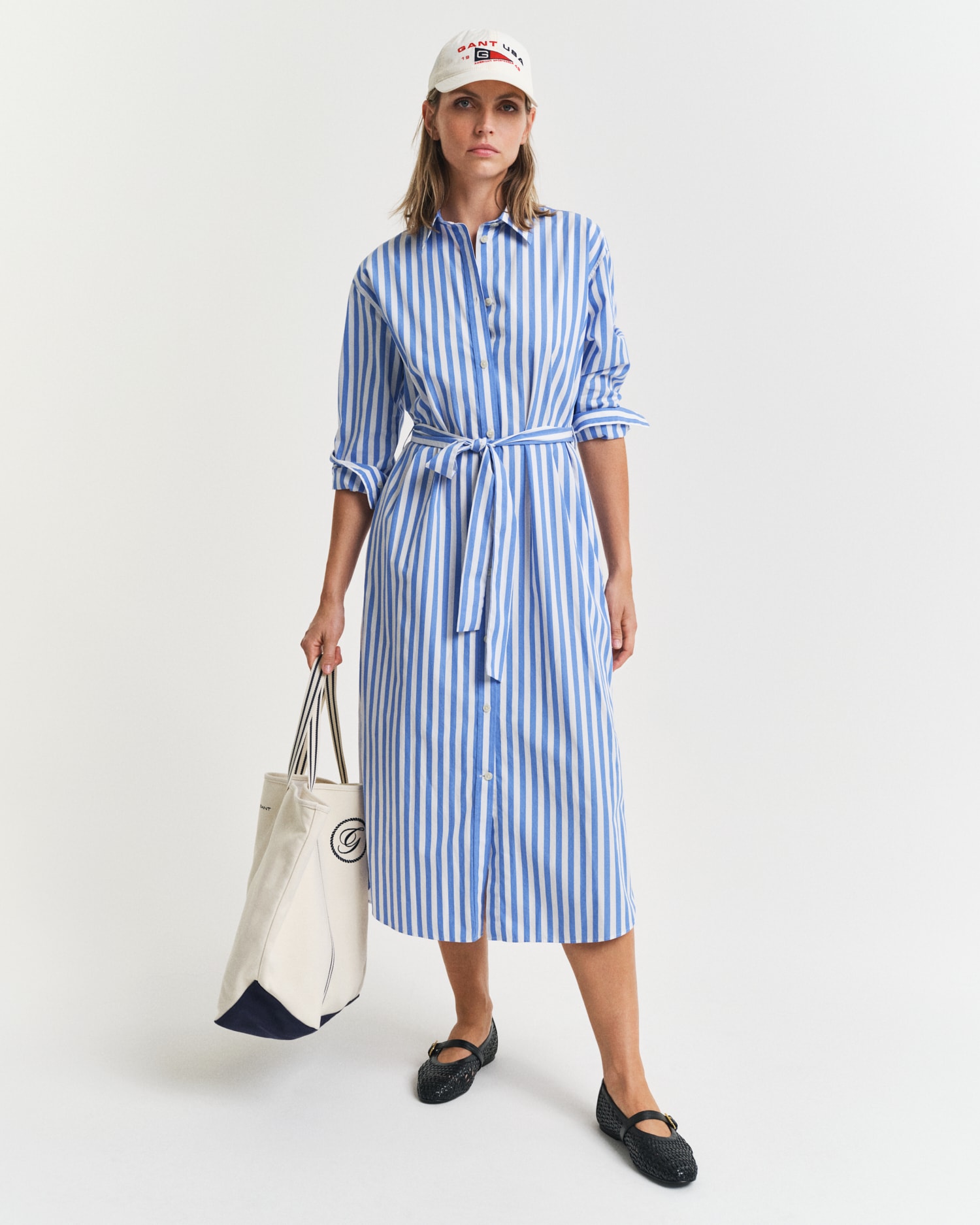 Gant Hemdblusenkleid »REL STRIPED POPLIN SHIRT DRESS« von Gant