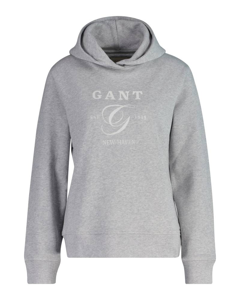 Gant Kapuzensweatshirt »REG GRAPHIC HOODIE«, mit kontrastfarbenen Print auf der Brust von Gant