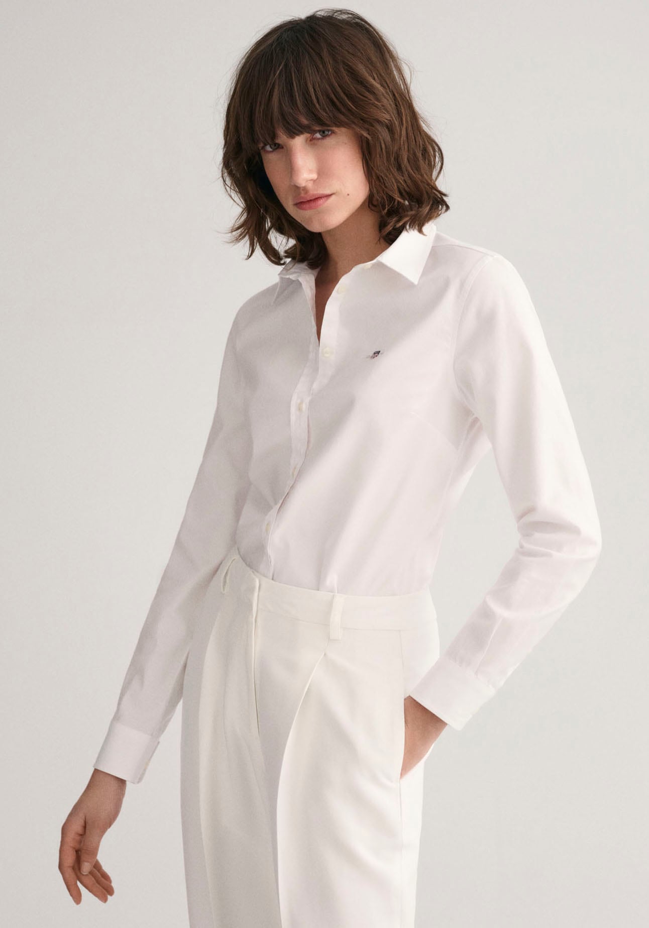 Gant Langarmbluse »SLIM STRETCH OXFORD SHIRT« von Gant