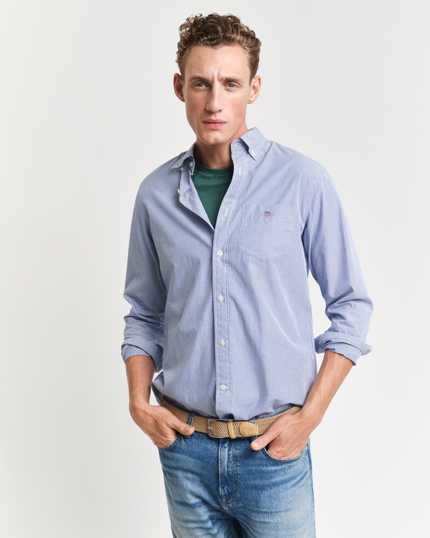 Gant Langarmhemd »REG POPLIN BANKER SHIRT« von Gant