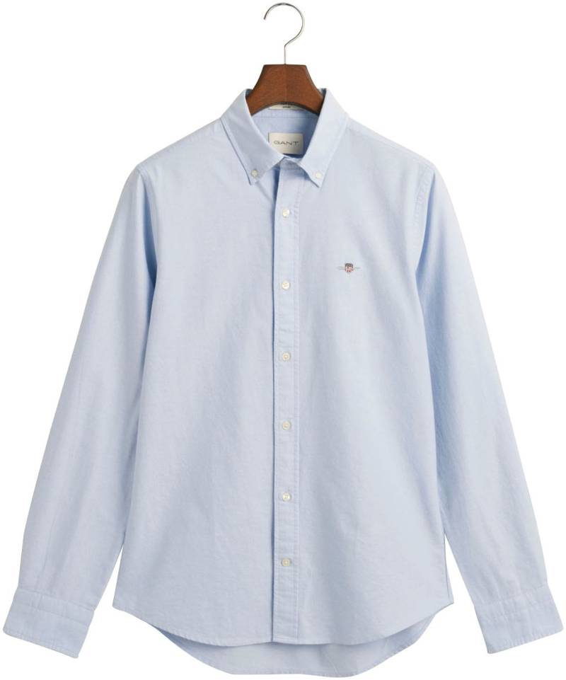 Gant Langarmhemd »Slim Fit Oxford Hemd strukturiert langlebig dicker« von Gant