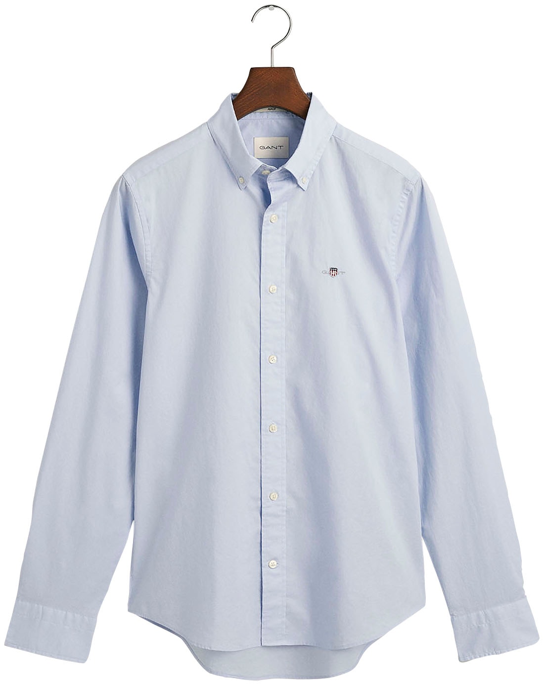 Gant Langarmhemd »Slim Fit Popeline Hemd leichte Baumwolle strapazierfähig pflegeleicht« von Gant
