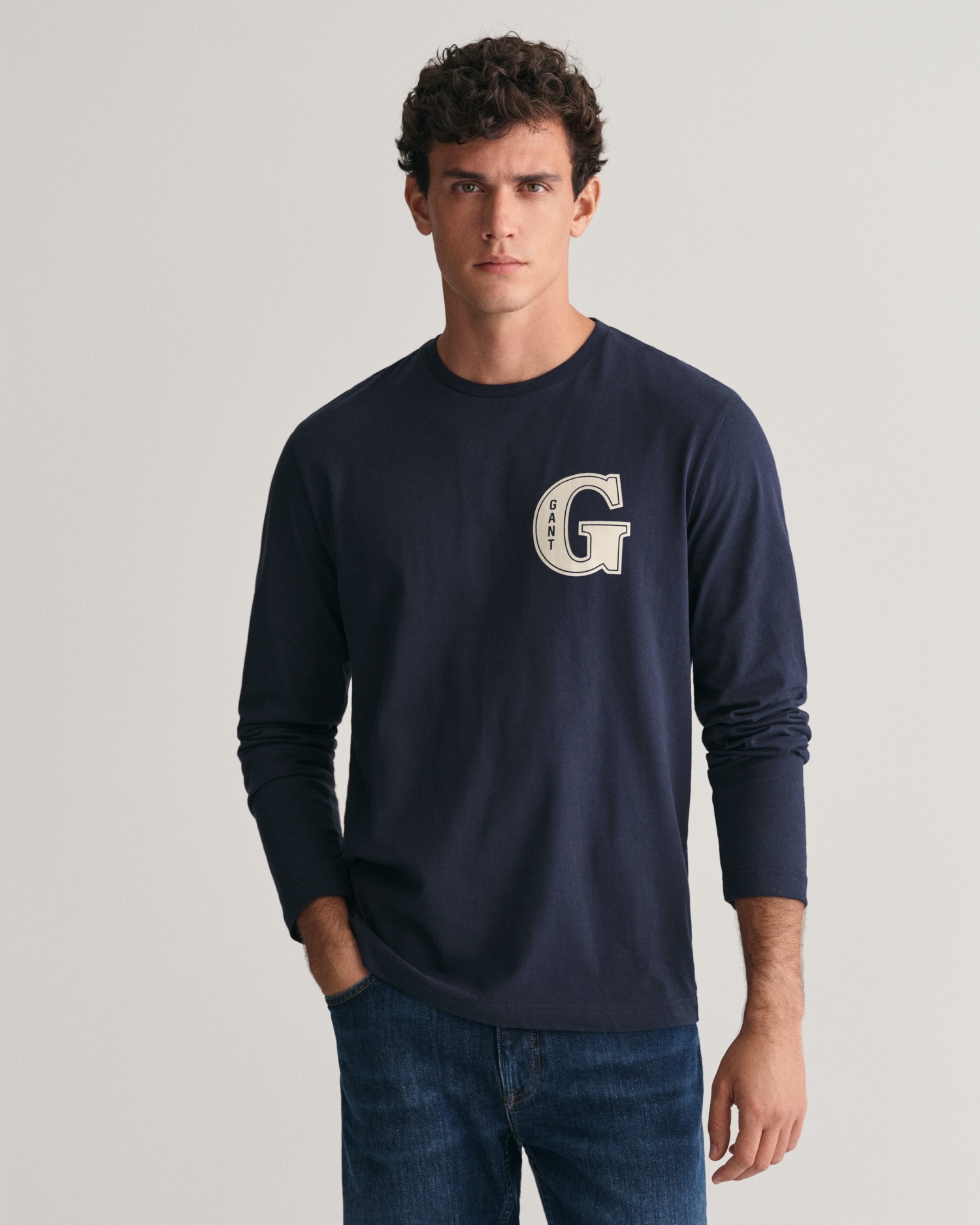 Gant Langarmshirt »G GRAPHIC LS T-SHIRT« von Gant