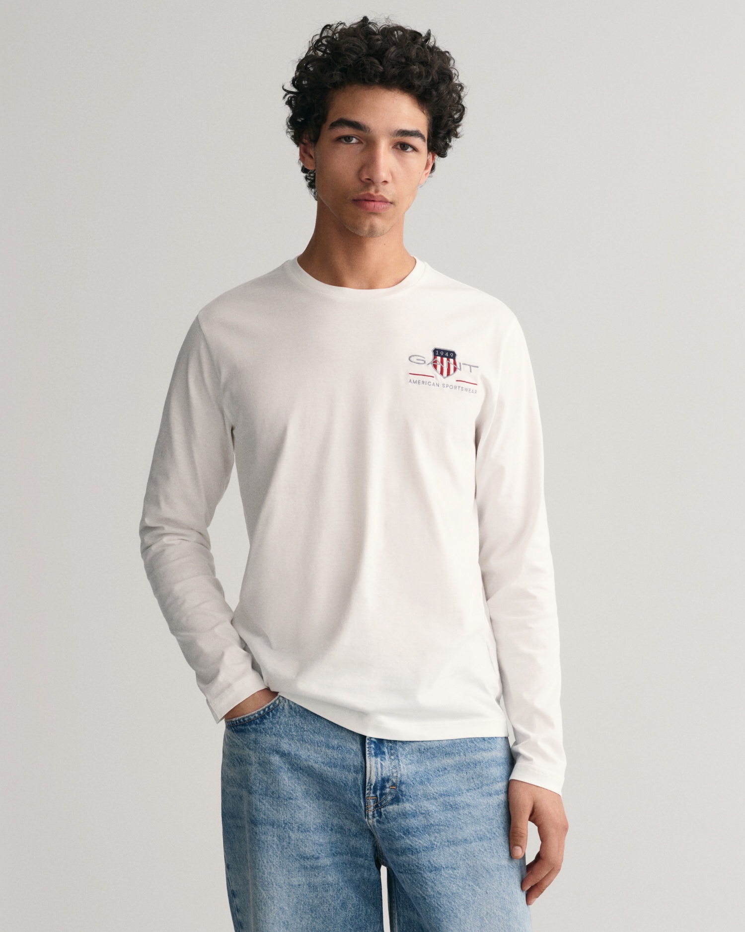 Gant Langarmshirt »REG MEDIUM ARCHIVE SHIELD LS T« von Gant