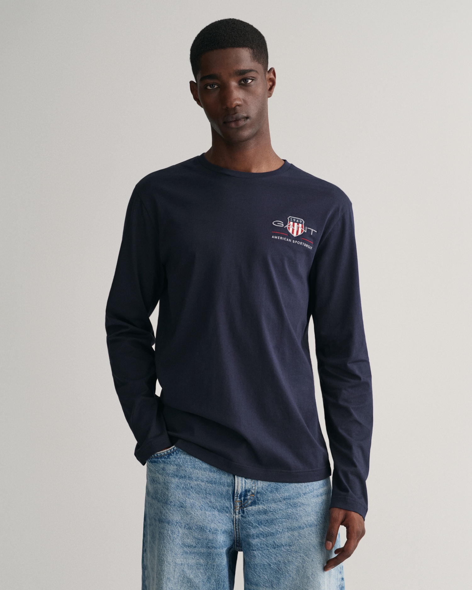 Gant Langarmshirt »REG MEDIUM ARCHIVE SHIELD LS T« von Gant