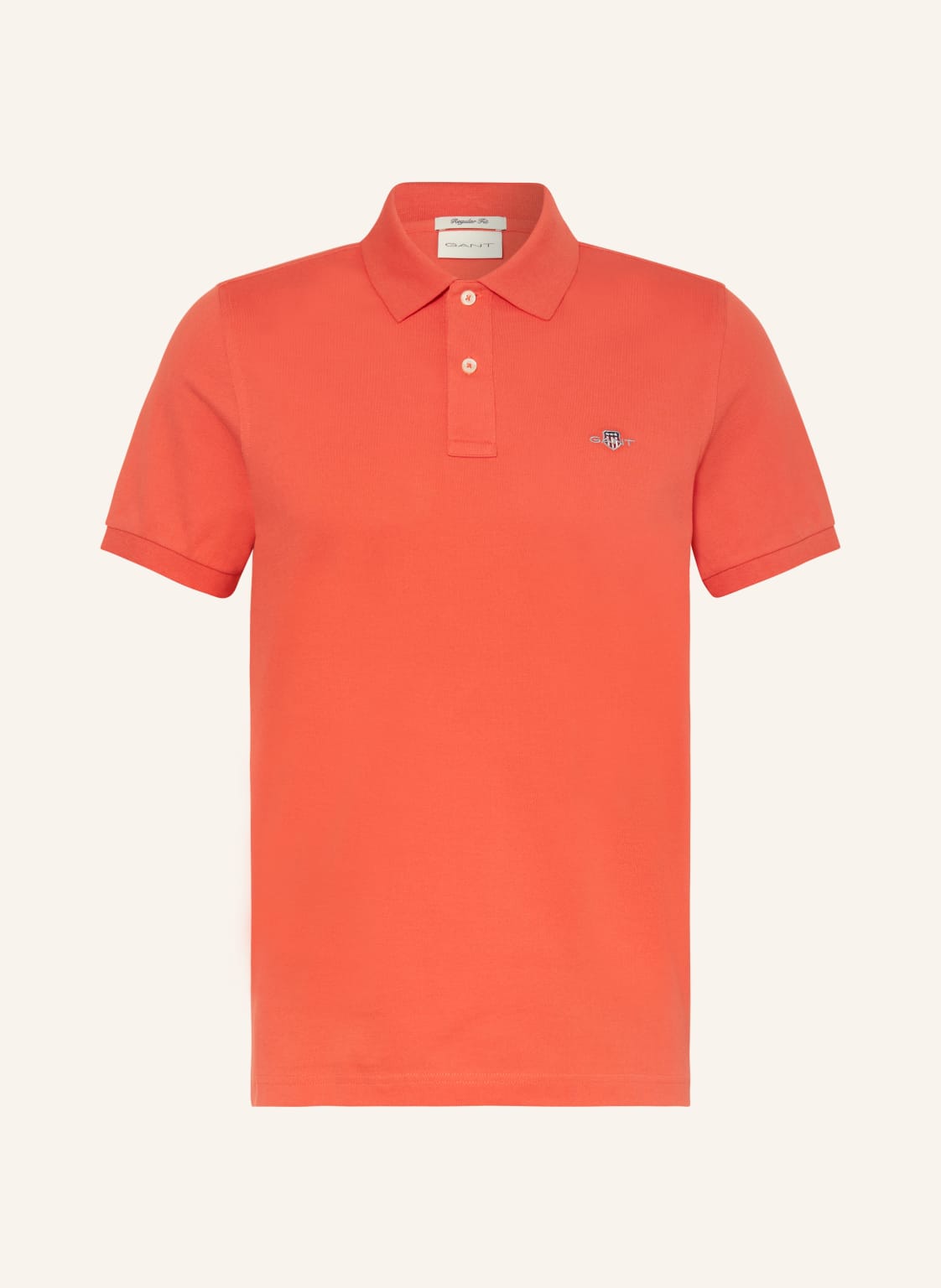 Gant Piqué-Poloshirt Regular Fit orange von Gant