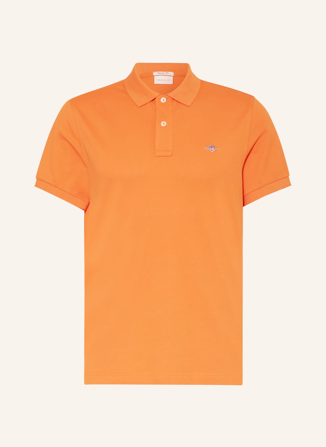 Gant Piqué-Poloshirt Regular Fit orange von Gant