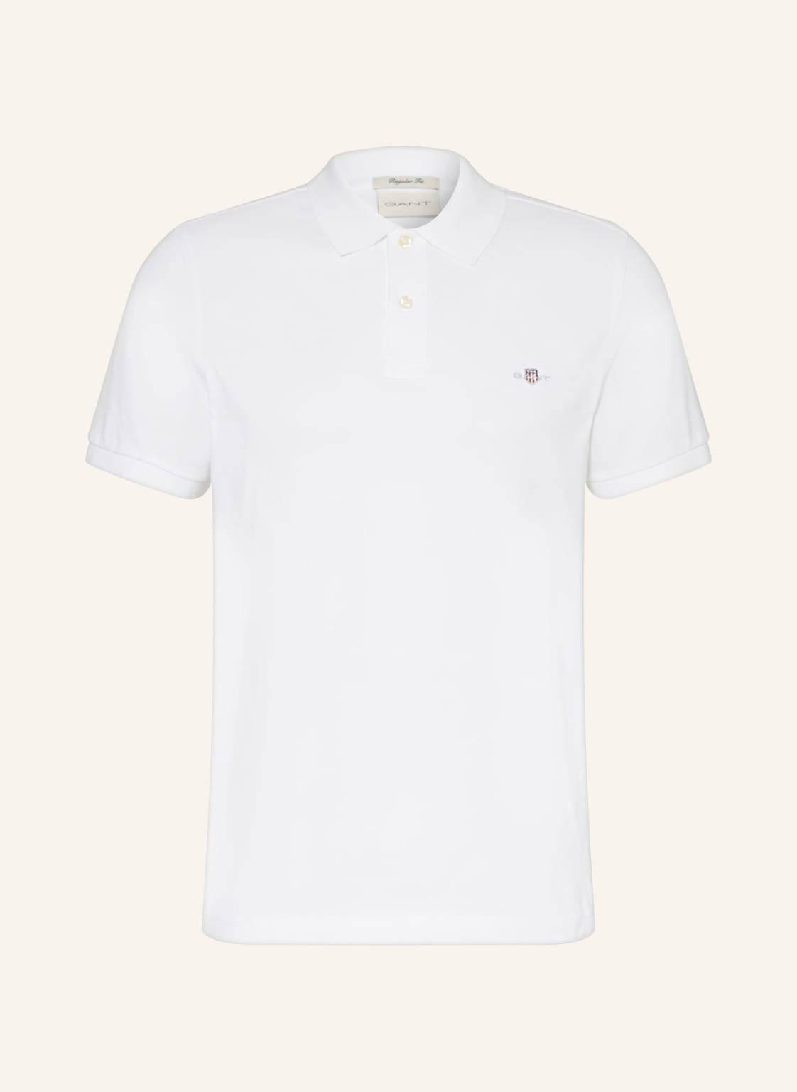 Gant Piqué-Poloshirt Regular Fit weiss Gant Piqué-Poloshirt Regular Fit weiss von Gant