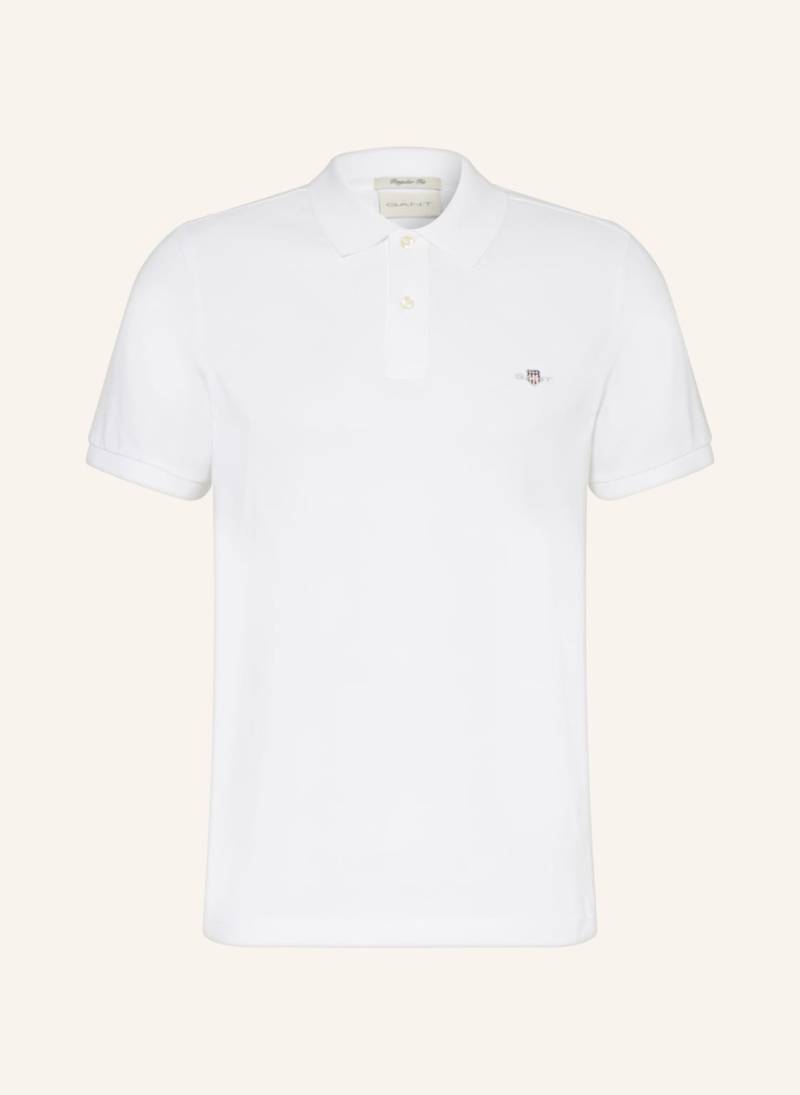 Gant Piqué-Poloshirt Regular Fit weiss von Gant