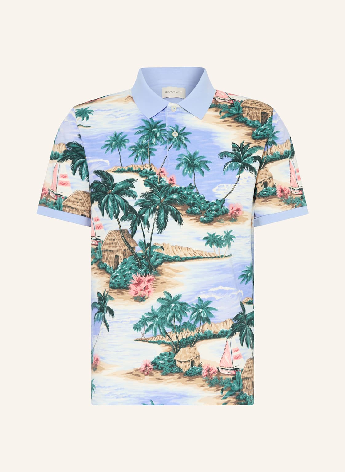 Gant Piqué-Poloshirt blau Gant Piqué-Poloshirt blau von Gant